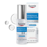 Eucerin frasco frontal muestra diseño y beneficio hidratación visible