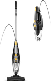 Eureka Blaze front view showing stick vacuum and control benefits