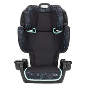 Evenflo GoTime LX front view in Astro Blue showing compact booster and safety design
