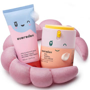 Evereden cloud face wash front view showing gentle packaging and easy pump