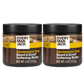 Every Man Jack envase frontal mostrando la manteca y beneficio de acondicionamiento