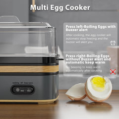 Evoloop en uso en cocina con huevos recién cocidos para una mañana rápida