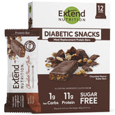 Extend Bar front packaging showing zero sugar and 11g protein benefits