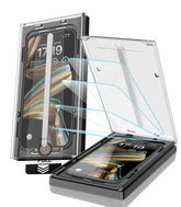 EZ-GLAZ vista frontal del empaque mostrando los 4 protectores y beneficios