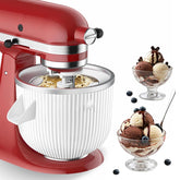 Ezato vista frontal del accesorio mostrando compatibilidad con KitchenAid y facilidad de montaje