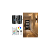 EZVALO front view showing compact rechargeable wireless LED sconce benefit quick install