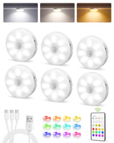 EZVALO puck light front view showing compact design and bright output