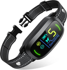 FAFAFROG front view of collar showing compact design and easy controls
