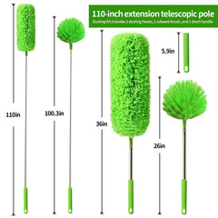 FAMYLI primer plano de cabeza flexible de microfibra que atrae polvo sin rayar