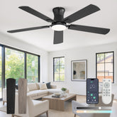 Fanbulous front view showing sleek 52-inch design and balanced airflow benefits