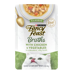 Fancy Feast sobre frontal con diseño claro y fácil identificación del producto