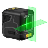 Fanttik D2 front view showing clear green crosslines for precise hanging