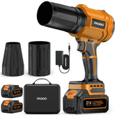 FAOGO blower front view showing controls and compact profile for easy handling