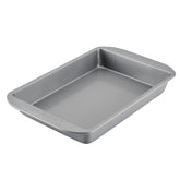 Farberware frente del molde 9x13 mostrando diseño robusto y beneficio durabilidad