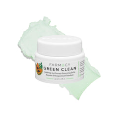 farmacy Green Clean front packaging shows jar and label, highlighting cleanser identity and trust
