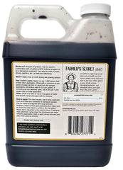 Primer plano del líquido de Farmer's Secret mostrando textura y color claro