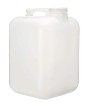 FastRack vista frontal del recipiente blanco, almacenamiento seguro y apilable