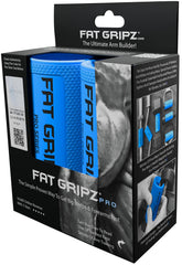 Fat Gripz front packaging showing durable grips and branding, promoting strength gains