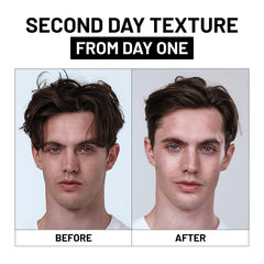 Fatboy Hair peinado corto con volumen y textura natural como beneficio