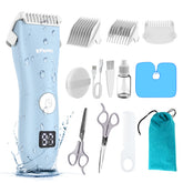 Favrison front view clipper showing compact design and safe grip for parents