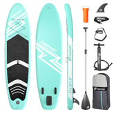FBSPORT tabla frontal mintgreen mostrando estabilidad y diseño visible