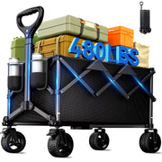 FCLPAN front view of collapsible wagon showing stable frame and load capacity benefit