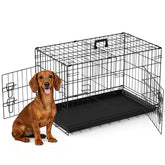 FDW 30" crate front view showing secure double-door access and sturdy frame