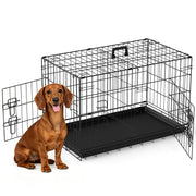 FDW 30" crate front view showing secure double-door access and sturdy frame