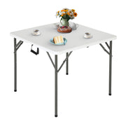 FDW mesa plegable frontal mostrando diseño estable y fácil limpieza