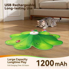 FEELNEEDY gato jugando activamente con movimiento oculto y luces