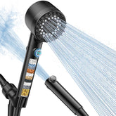 FEELSO front view shower head showing full-face jets and water-saving design benefit