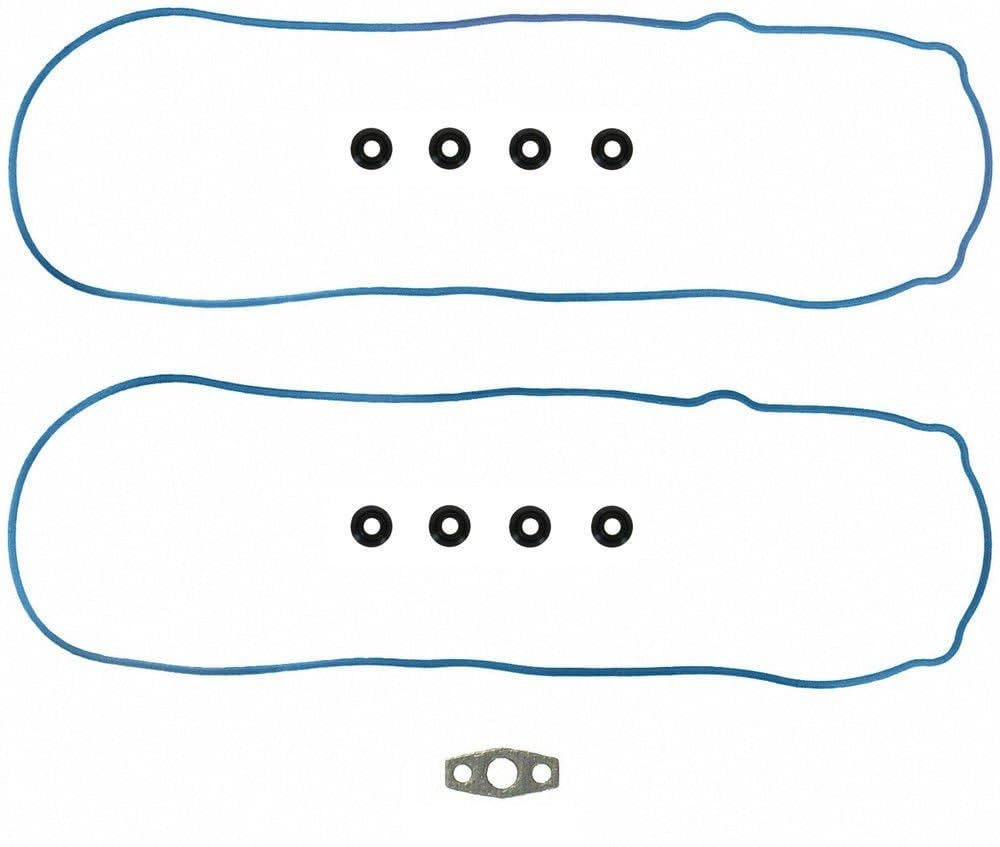 Fel-Pro junta tapa de válvulas frontal del kit mostrando el empaque y ajuste seguro