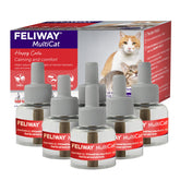 FELIWAY MultiCat front packaging showing six refills and product benefit