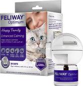 FELIWAY Optimum front packaging showing kit benefits and coverage