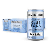 Fever-Tree front view of 24-pack cans showing packaging and convenience