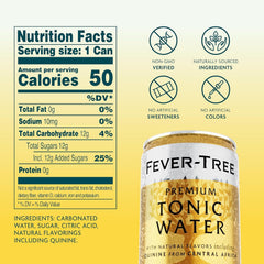Fever-Tree burbujas y textura de la tónica que resaltan frescura