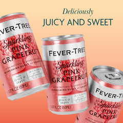 Lata Fever-Tree en mano para comparar tamaño y facilidad de servir en eventos