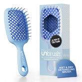 FHI Heat UNbrush vista frontal mostrando color periwinkle y forma cómoda