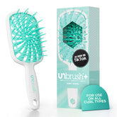 FHI Heat cepillo UNbrush Plus frontal muestra diseño ligero y ventaja desenredante