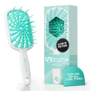 FHI Heat cepillo UNbrush Plus frontal muestra diseño ligero y ventaja desenredante