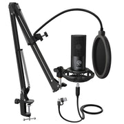 FIFINE T669 front-angle microphone showing clear studio-ready build and focused vocals