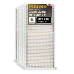 Filtrete frente del empaque 10x20x1 mostrando el pack y beneficios