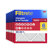 Filtrete front package view showing dimensions and benefit of cleaner home air