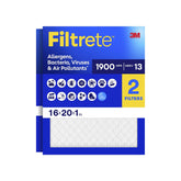 Filtrete front packaging showing MPR 1900 and 2-pack benefit