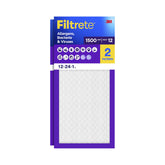 Filtrete front packaging showing 2-pack and filter benefits
