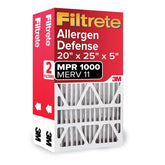 Filtrete front packaging showing 2-pack and benefits