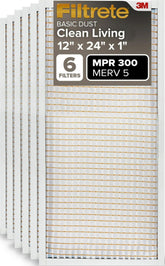 Filtrete front packaging showing MPR 300 and six-pack benefit