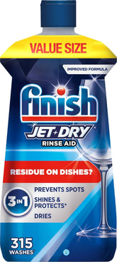 Finish Jet‑Dry botella frontal 32 oz mostrando etiqueta y uso fácil