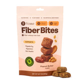 Fiome front pouch showing peanut butter flavor and 30 servings benefit