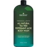 First Botany envase frontal Tea Tree Mint mostrando etiqueta y tamaño